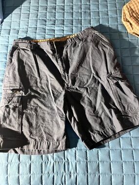 St. John's Bay Men's Cargo Shorts in Charcoal